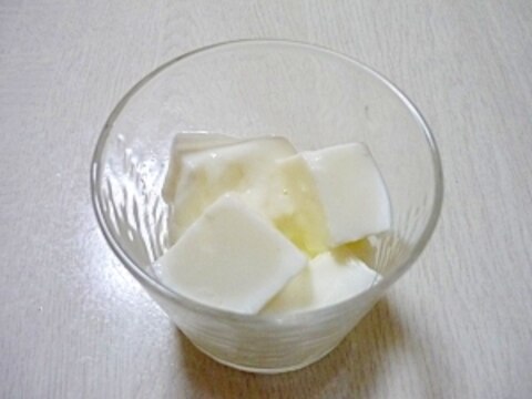 やわらか寒天 余った練乳で牛乳プリン風に